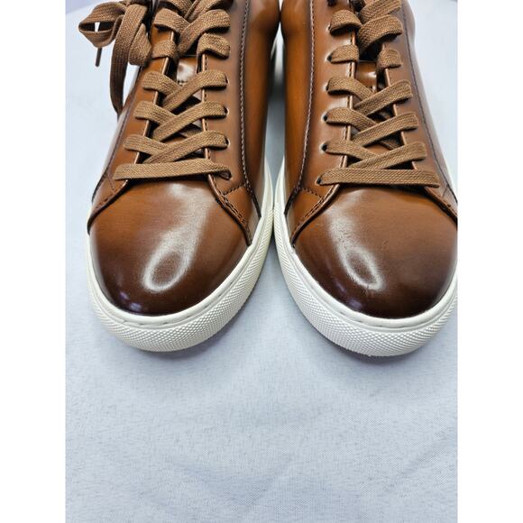 Alfani Men's Grayson Lace-Up Sneakers Shoes Tan Size 9M - Picture 3 of 7